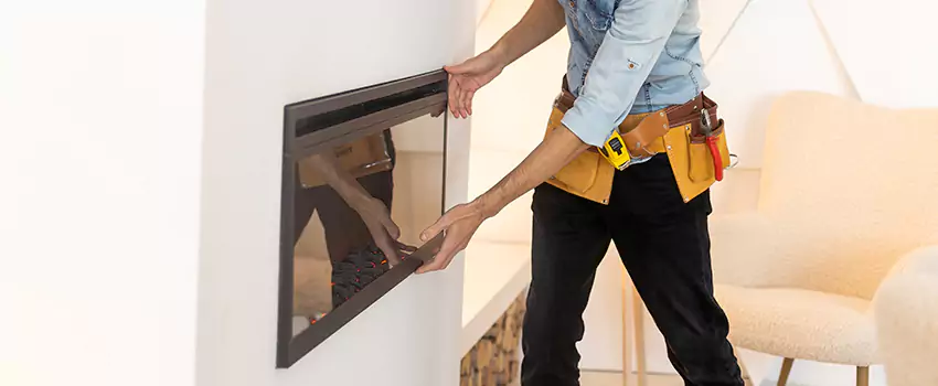 Metal Fireplace Installation in Channelview, Texas