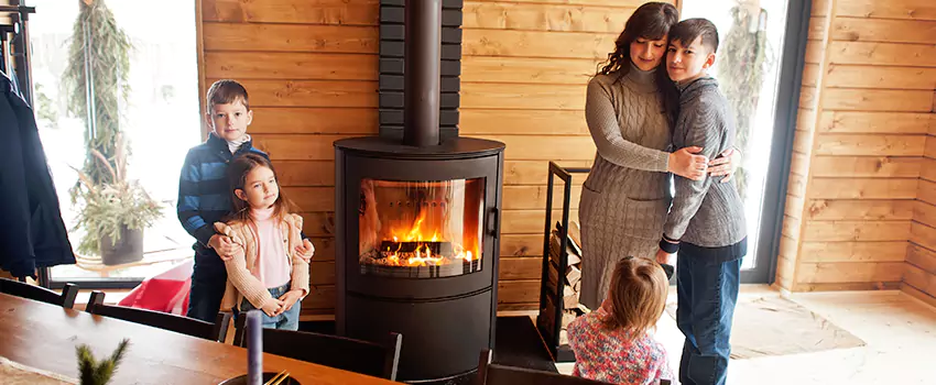Morso Cast Iron Fireplace Insert Installation in Channelview, Texas