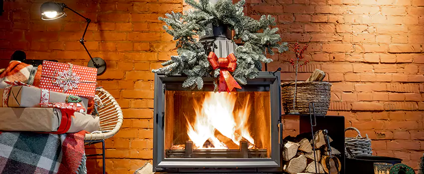 Travis Industries Linear Gas Fireplace Installation in Channelview, Texas