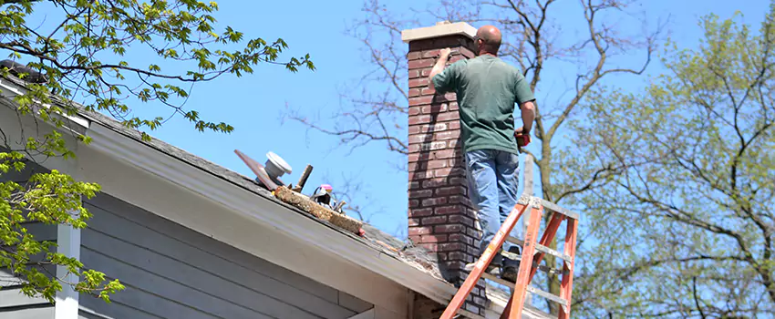 Vinyl and PVC Chimney Flashing Installation in Channelview, TX