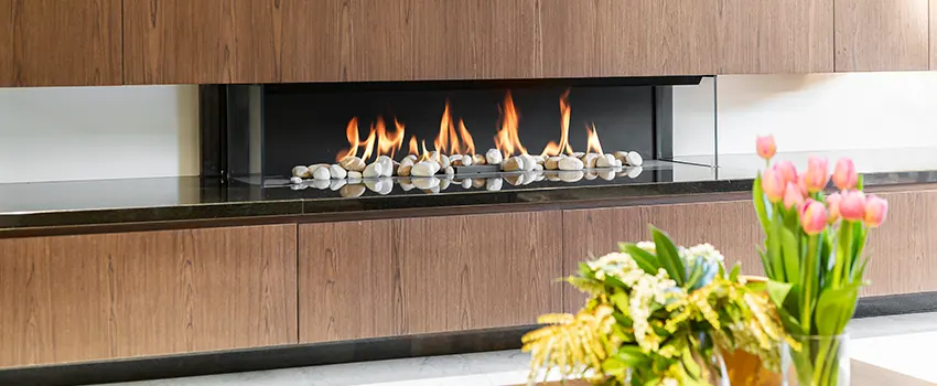 Double-height Fireplace Design Refurbishment in Channelview, Texas